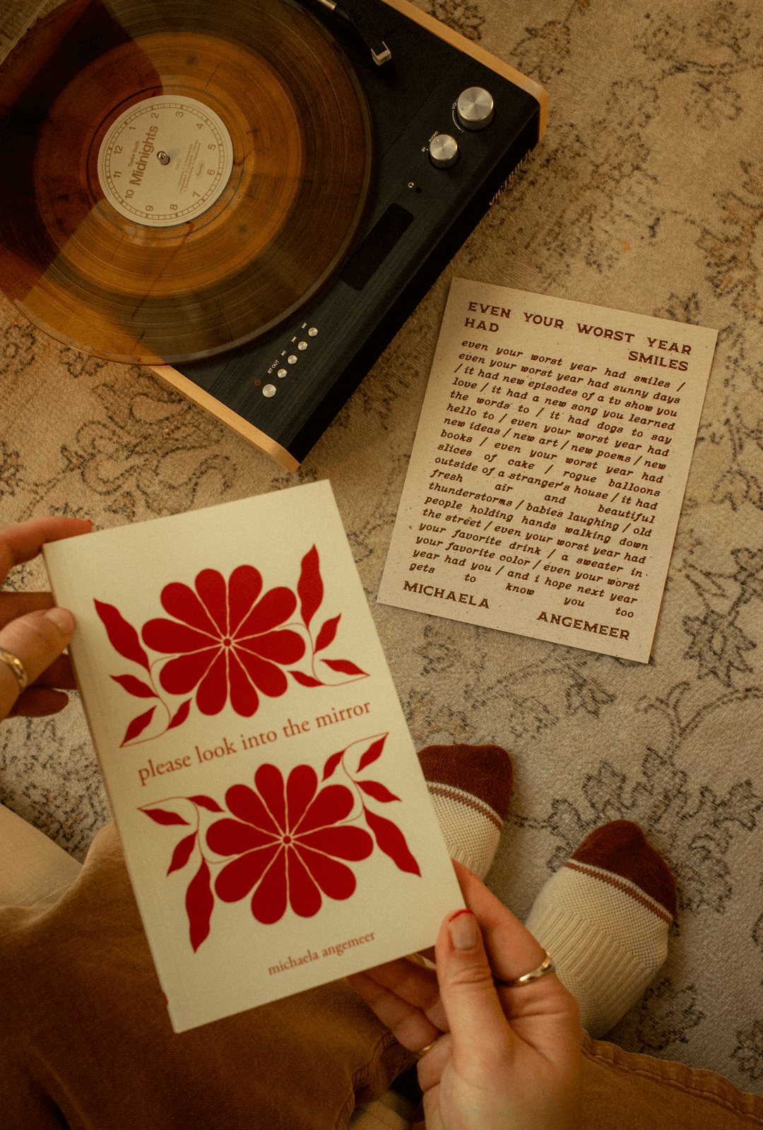 Please Look into the Mirror and Even Your Worst Year Poetry Print Bundle