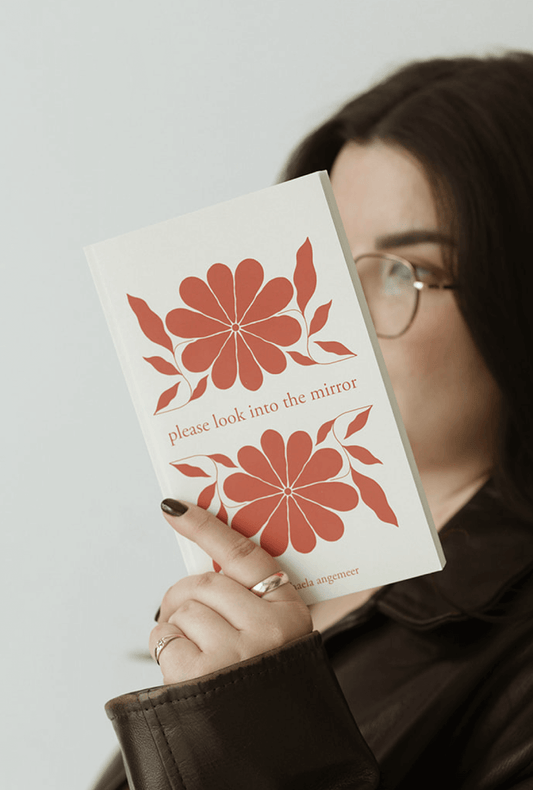 please look into the mirror poetry book by michaela angemeer