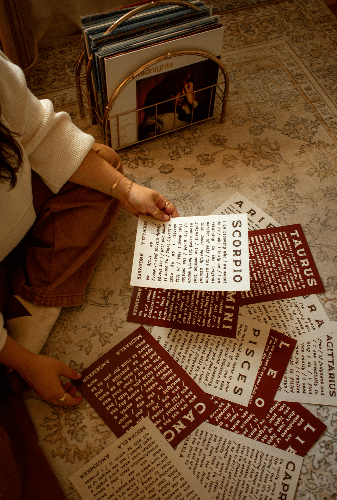 astrology poetry prints