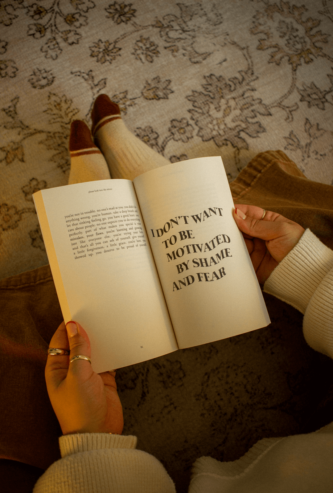 Please Look Into the Mirror Poetry Book