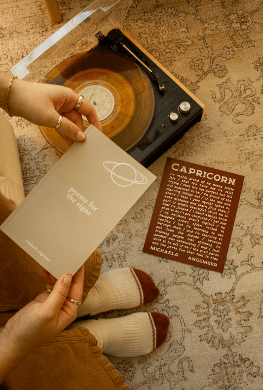 Astrology Book and Poetry Print Bundle