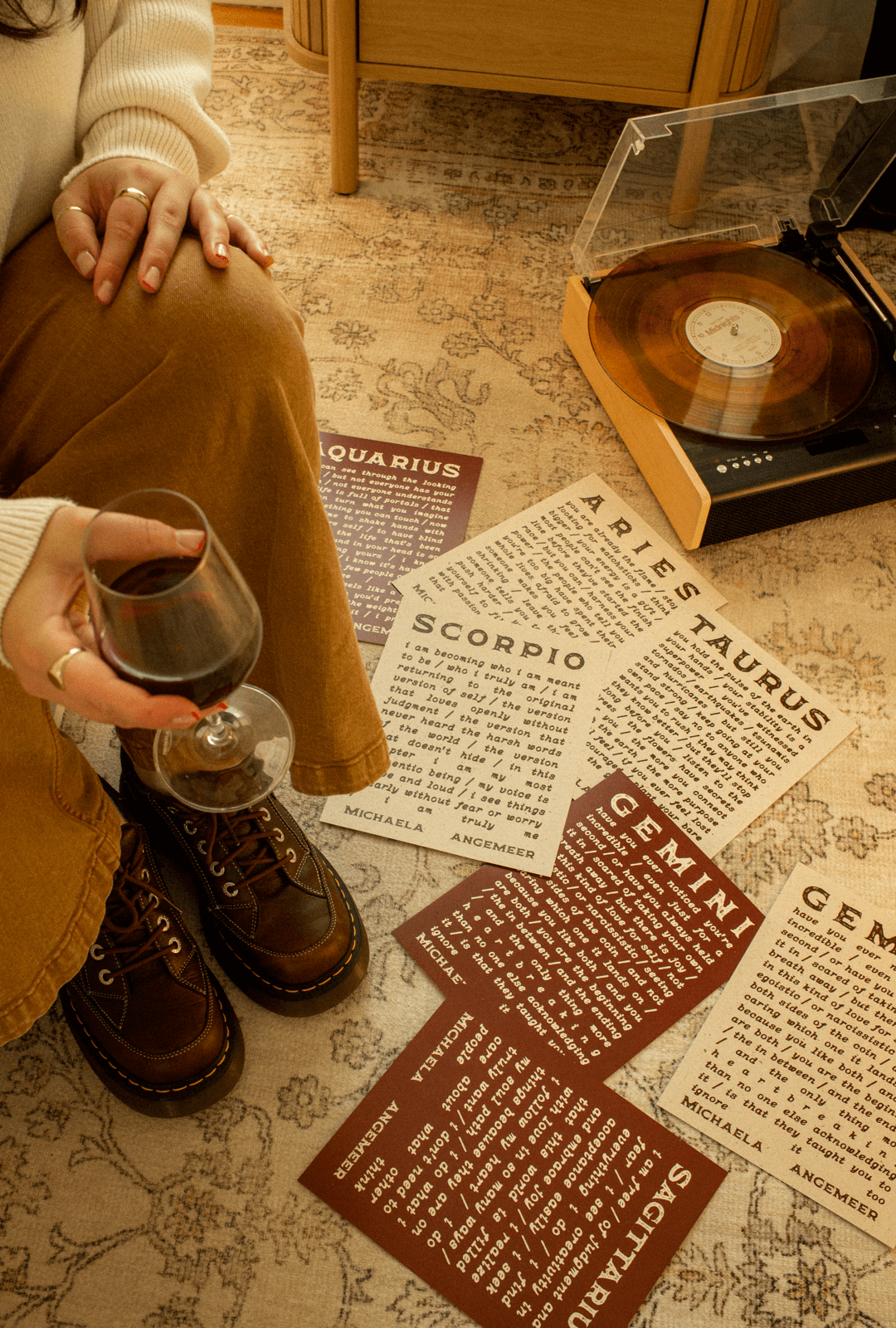 Astrology Book and Poetry Print Bundle